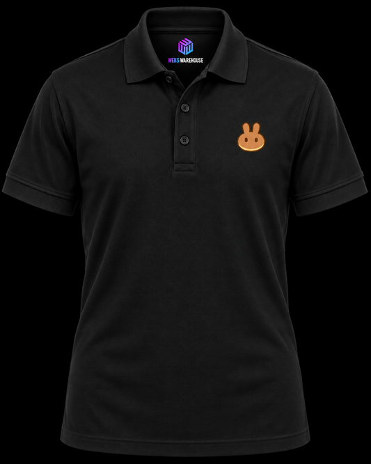 PancakeSwap Embroidered Polo T-Shirt