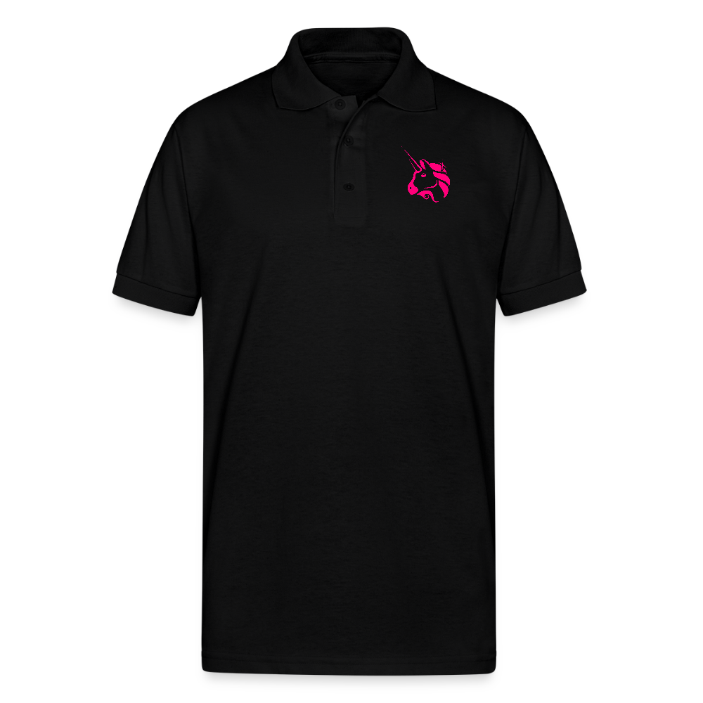 UNISWAP Embroidered Polo T-Shirt