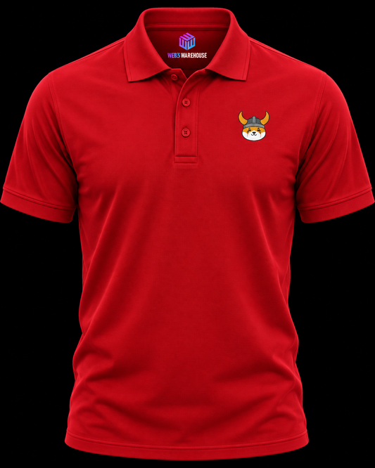 FLOKI Embroidered Polo T-Shirt