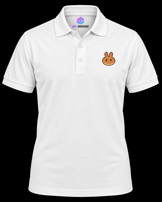 PancakeSwap Embroidered Polo T-Shirt