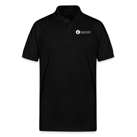 Litecoin Embroidered Polo T-Shirt