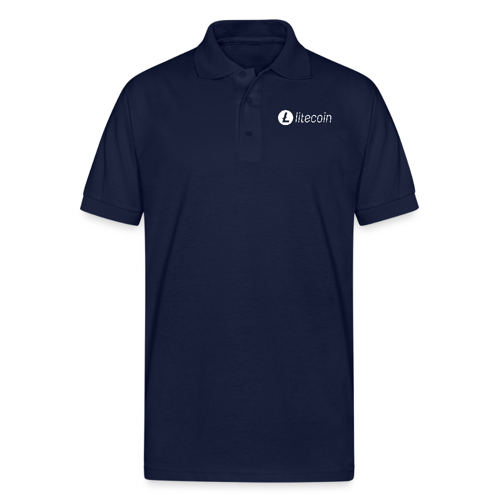 Litecoin Embroidered Polo T-Shirt