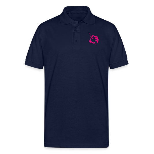 UNISWAP Embroidered Polo T-Shirt
