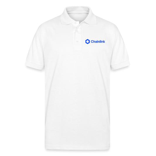 Chainlink Embroidered Polo T-Shirt
